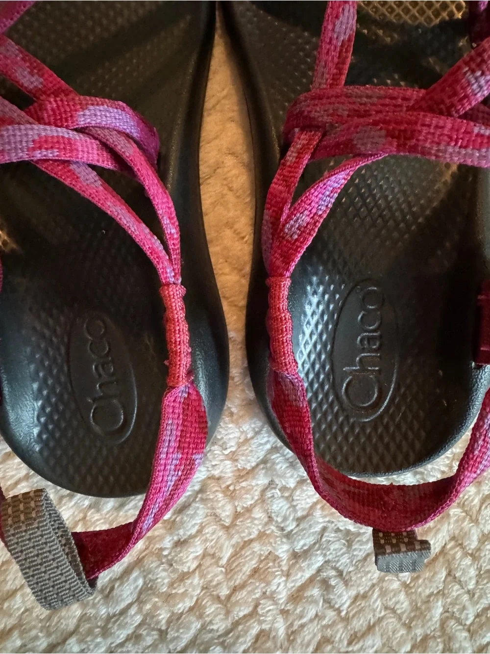Chaco Kids Z1 Ecotread Sport Sandals Pink Purple Strappy JCH180354 Size 4